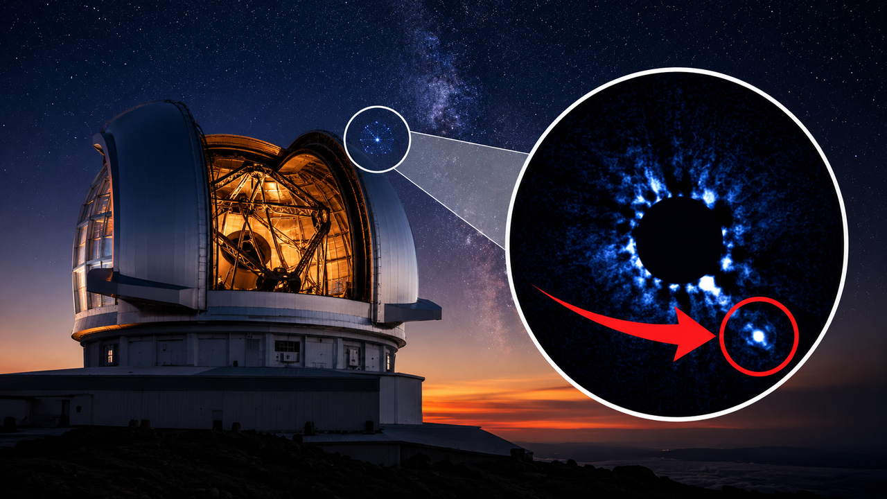 Astrônomos estavam analisando uma imagem de quase 20 anos atrás do nosso sistema solar próximo — e avistaram algo muito estranho