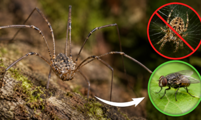 Confundida com uma aranha venenosa, essa espécie inofensiva pode ser uma das maiores aliadas no combate às moscas
