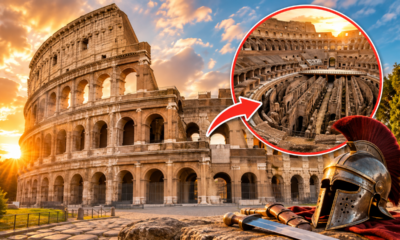 Construído no século I d.C. para receber batalhas de gladiadores e grandes espetáculos públicos, o Coliseu de Roma tornou-se um dos maiores símbolos do Império Romano e da história da humanidade