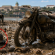 Após 80 anos, Danúbio revela motocicleta e restos de soldados da Segunda Guerra Mundial
