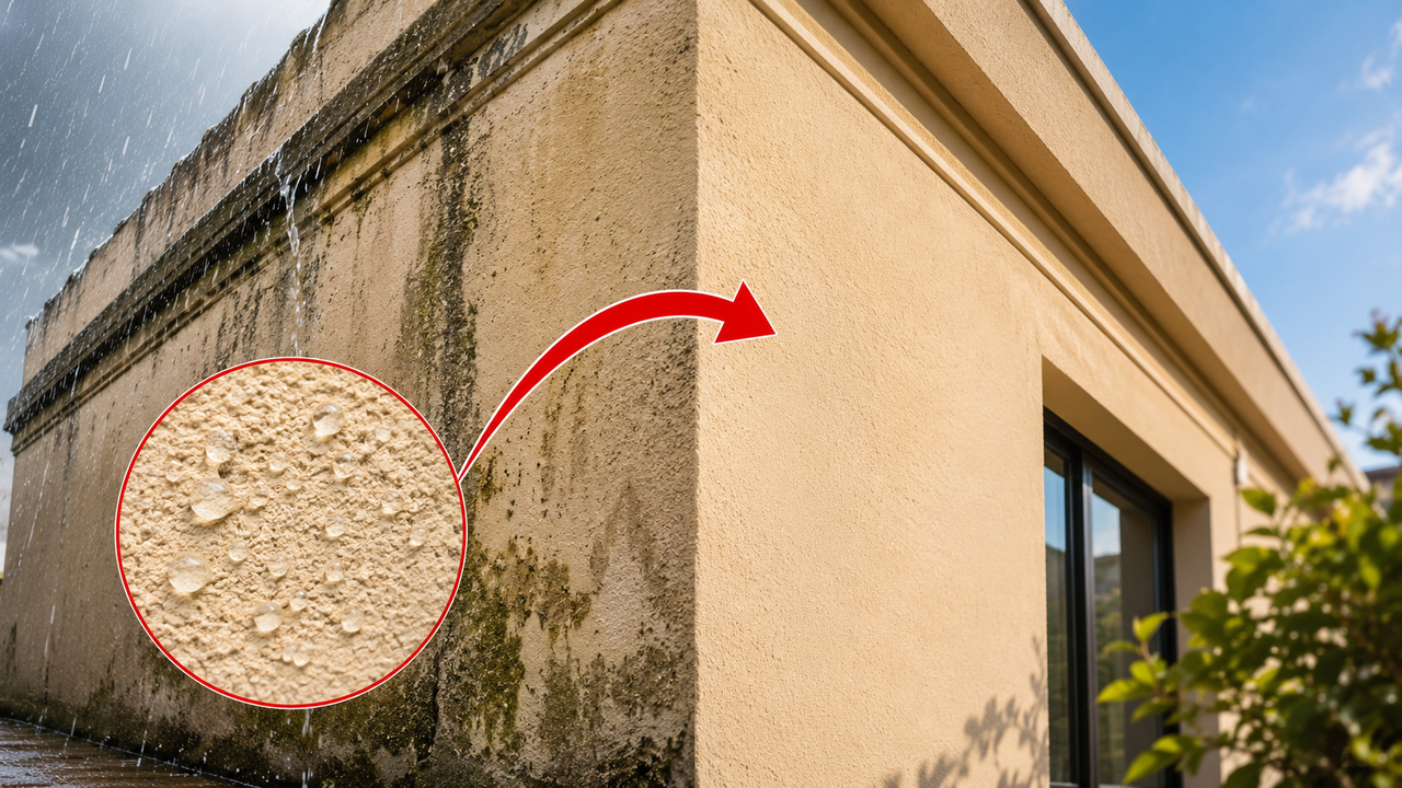 Arquiteto ensina como renovar fachadas desgastadas usando pintura mineral para reduzir o desbotamento sem trocar o revestimento