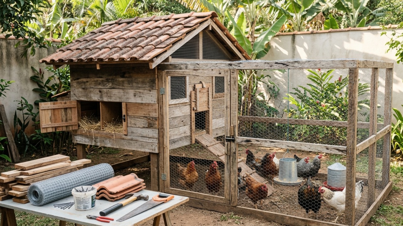 Quanto custa construir um galinheiro para 10 galinhas do zero: preço dos materiais, equipamentos e compra das aves