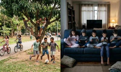 Brincadeira livre fortalece a saúde mental das crianças