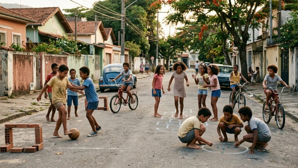 Brincadeira livre fortalece a saúde mental das crianças