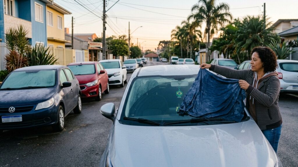 Cobrir o para-brisa com um pano à noite, antes de dormir: para que serve e por que ele pode facilitar a rotina pela manhã