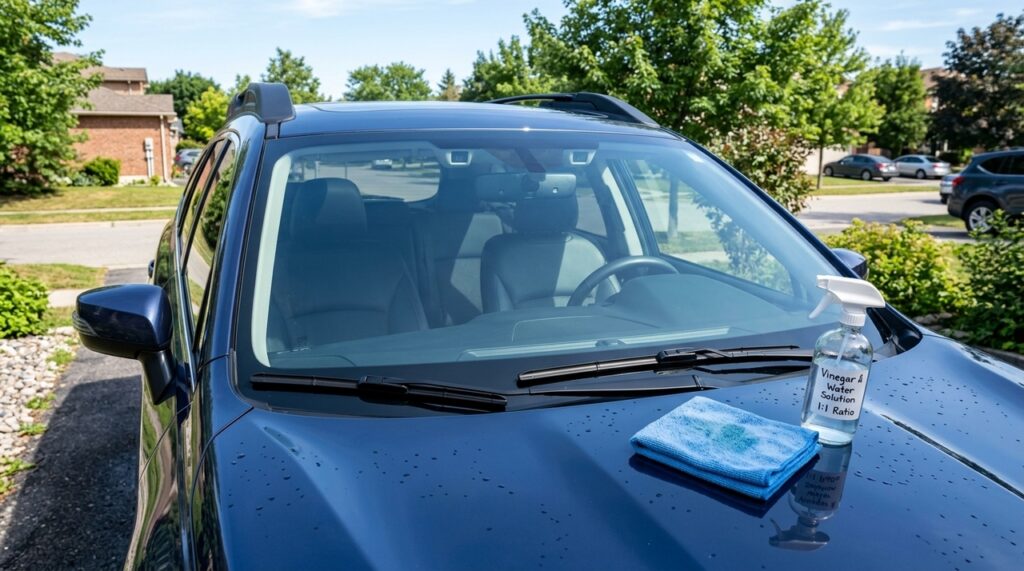 Vinagre no para-brisa do carro: o que ele pode fazer e quando evitar o uso