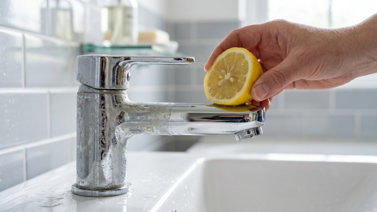 Nem produto forte nem mistura complicada: o ingrediente barato que pode ajudar a soltar o sarro do vaso e das torneiras