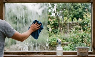 Nem sol forte nem produto caro: o truque com detergente que pode deixar as janelas mais limpas