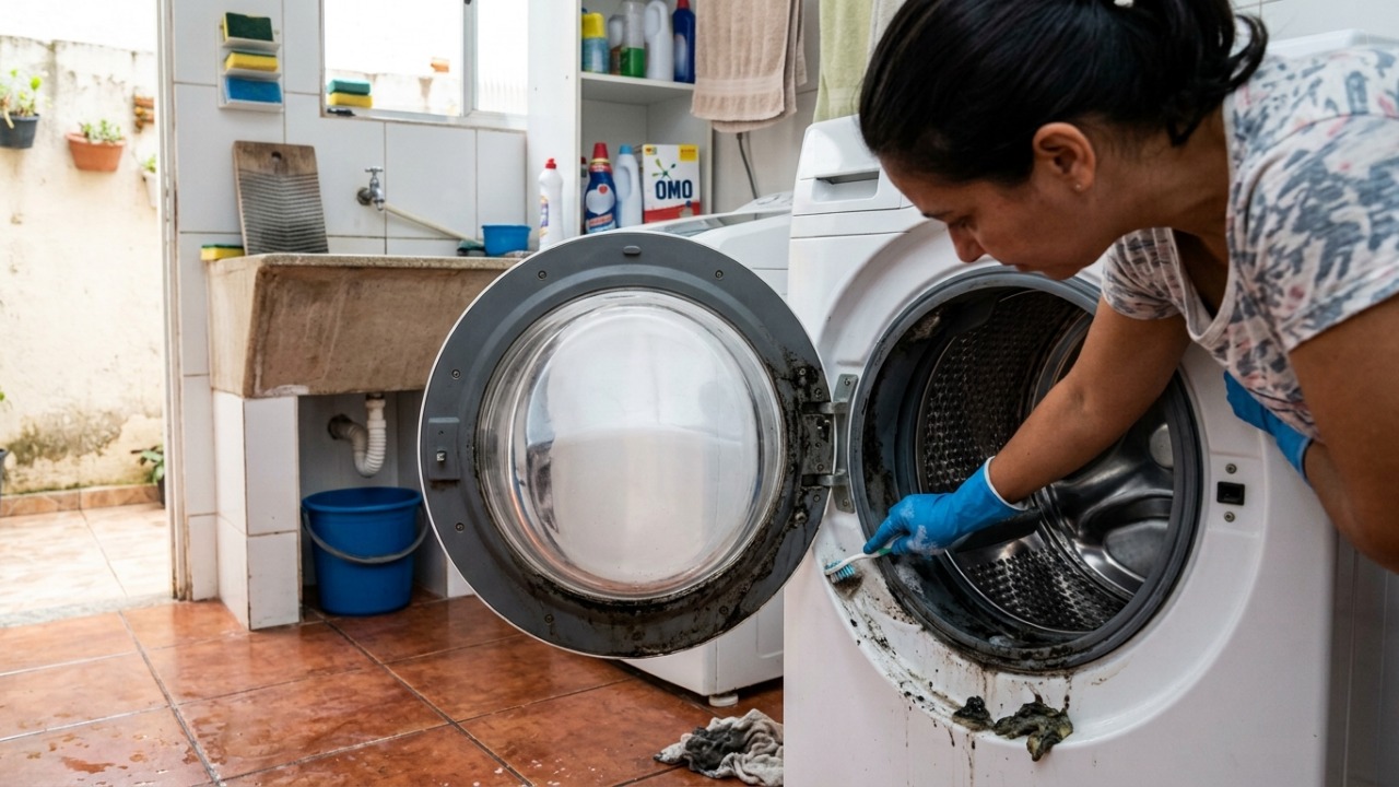 Nem água sanitária, nem desinfetante: o método certo de limpar o interior da máquina de lavar e acabar com o cheiro de mofo
