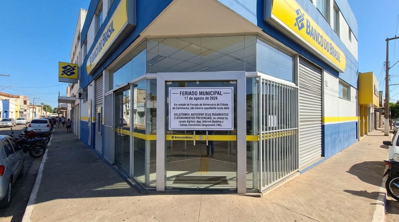 Bancos, escolas e repartições públicas fecham nesta segunda-feira, 17 de agosto, por causa de feriado
