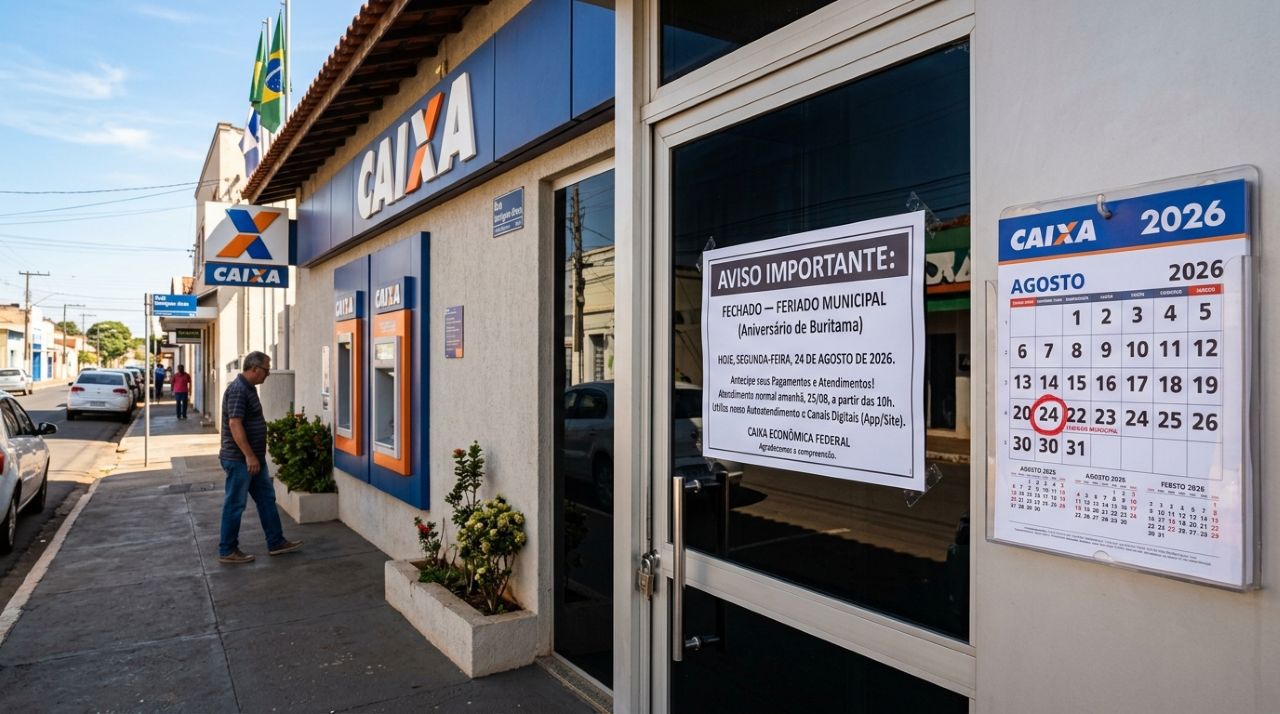 Bancos fecham segunda-feira, 24 de agosto, em cidades brasileiras e moradores precisam antecipar pagamentos