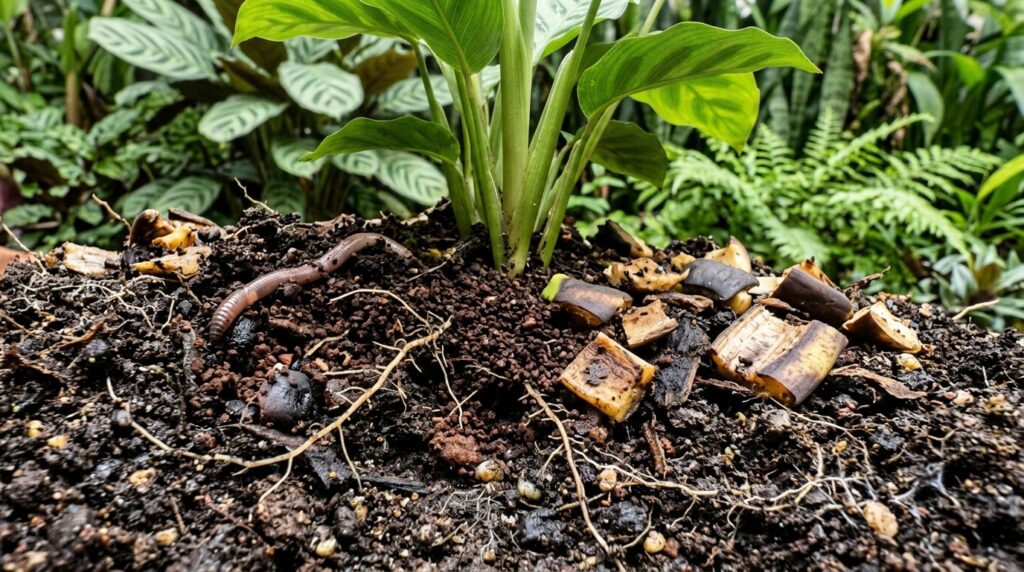 Colocar borra de café com casca de banana ao redor das plantas: para que serve e por que jardineiros recomendam
