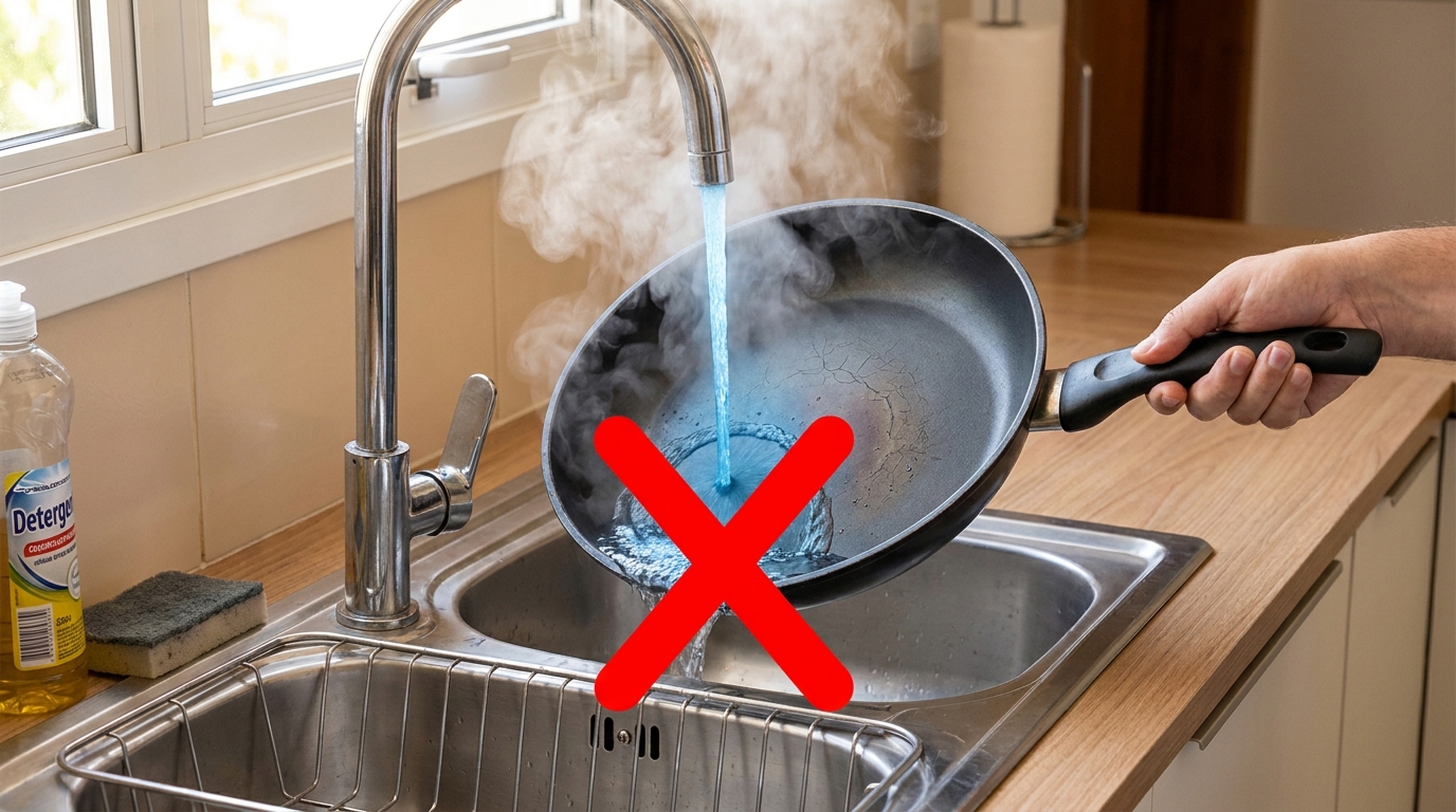 Cozinheiro com 22 anos de profissão diz que quase toda panela antiaderente estraga pelo mesmo hábito na lavagem, e ensina o cuidado que dobra a vida útil