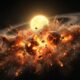 Astrônomos acabaram de observar dois planetas colidindo um com o outro a 11.000 anos-luz de distância