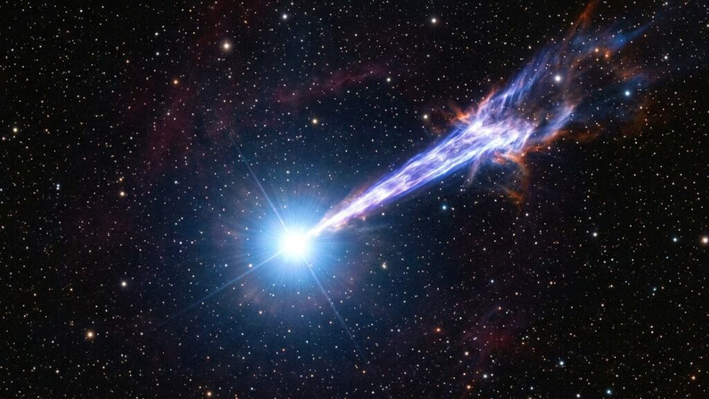 Astrônomos descobrem objeto cósmico nunca visto antes que parece estrela, mas se comporta com energia de buraco negro