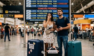Casal compra passagem aérea de R$ 4.800 para lua de mel e companhia muda o horário do voo sem aviso a conexão é perdida e a Justiça condena a empresa a pagar hotel alimentação e dano moral