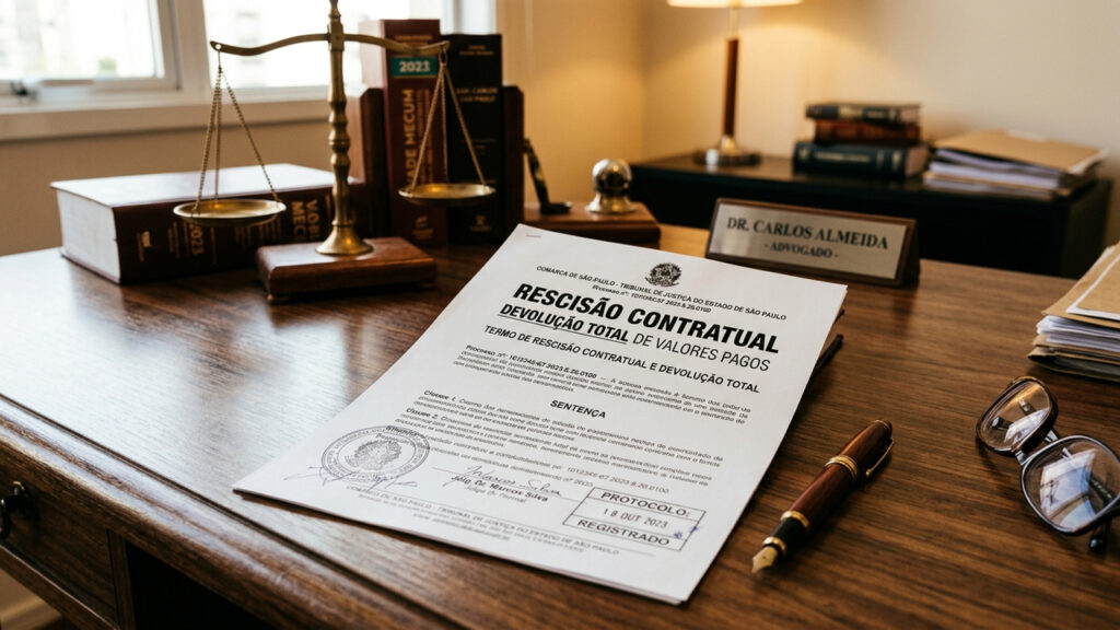 Casal compra apartamento na planta de R$ 500 mil, construtora atrasa a entrega em 2 anos e Justiça manda rescindir o contrato com devolução total