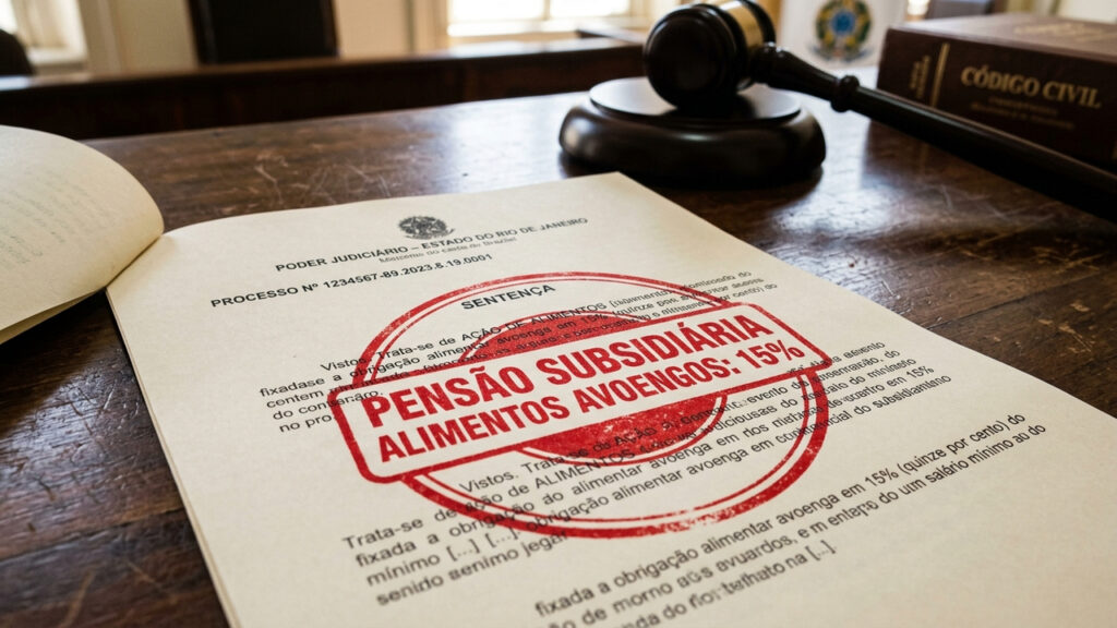 Nora processa os sogros para pagar a pensão dos netos após o sumiço do pai das crianças e Justiça determina o pagamento subsidiário de 15%