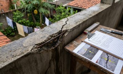 Morador convive por 3 anos com a laje trincada do vizinho pingando sobre seu quintal, aciona a Justiça pela ameaça de ruína e o dono é obrigado a reformar e ainda pagar R$ 8 mil pelos danos já causados