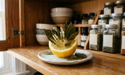 Colocar folhas de louro dentro de um limão: para que serve esse truque natural e por que ele pode ser útil em armários, quartos e outros ambientes