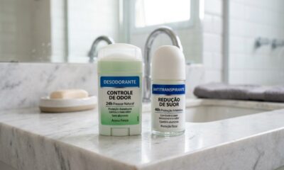 Desodorante e antitranspirante não são a mesma coisa: a diferença pode mudar o cuidado contra suor e mau odor no dia a dia
