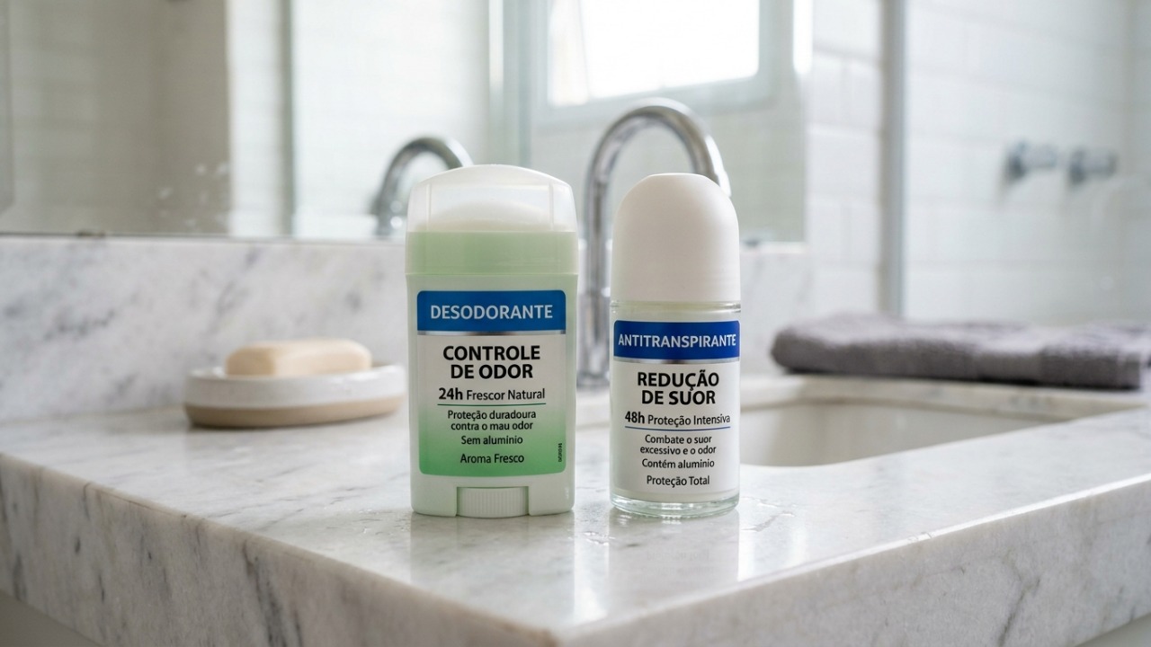 Desodorante e antitranspirante não são a mesma coisa: a diferença pode mudar o cuidado contra suor e mau odor no dia a dia