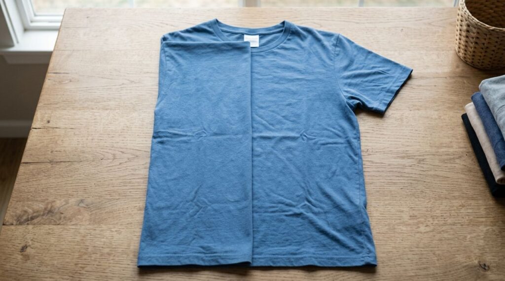 A técnica japonesa para dobrar camisetas e economizar até 40% de espaço no armário