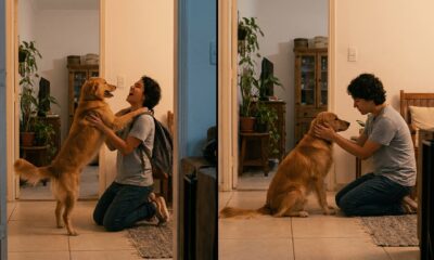 Especialistas em adestramento canino concordam: "Cumprimentar seu cachorro ao entrar em casa é a semente da má educação."