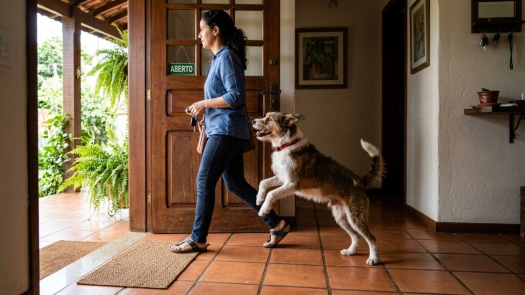 Especialistas em adestramento canino alertam: cumprimentar o cachorro assim que você entra em casa pode ser a “semente” de maus hábitos
