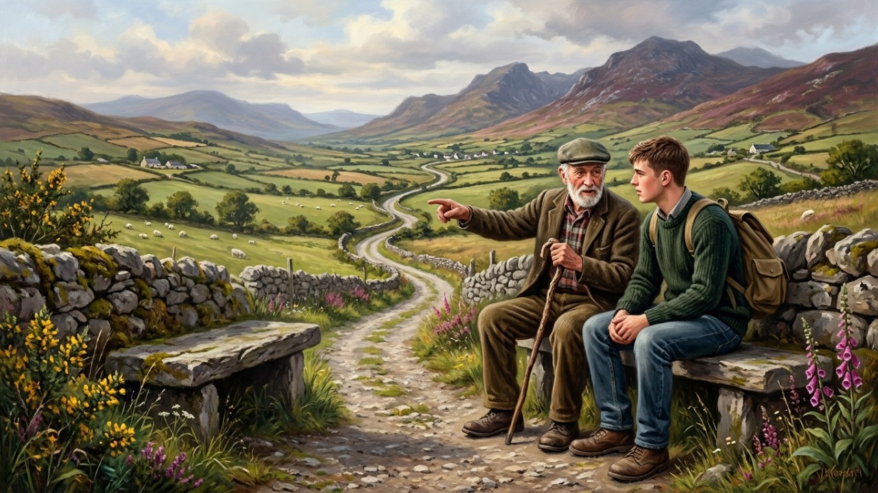 Provérbio irlandês do dia: "O velho aconselha e o jovem age." Um ensinamento sobre ouvir antes de avançar