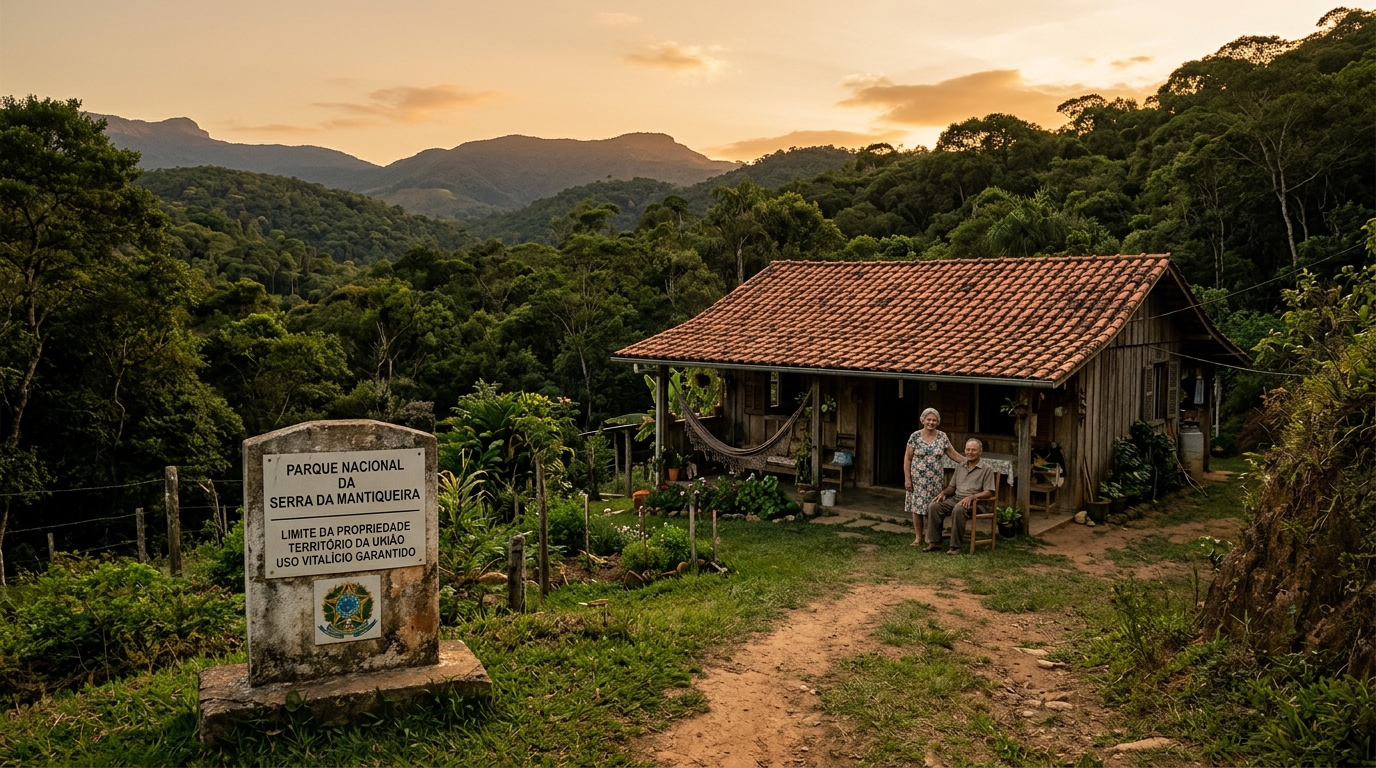 Casal se recusa a vender a fazenda que ficaria dentro de um parque nacional, briga anos na Justiça e sai com uma indenização de R$ 55 mil e o direito de morar no imóvel até o fim da vida