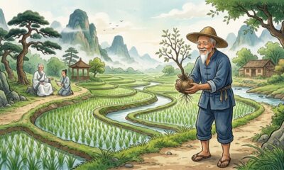 Provérbio chinês do dia: “Se você faz planos para um ano, plante arroz; para 10 anos, plante árvores; para a vida inteira…” Uma lição sobre tempo e legado