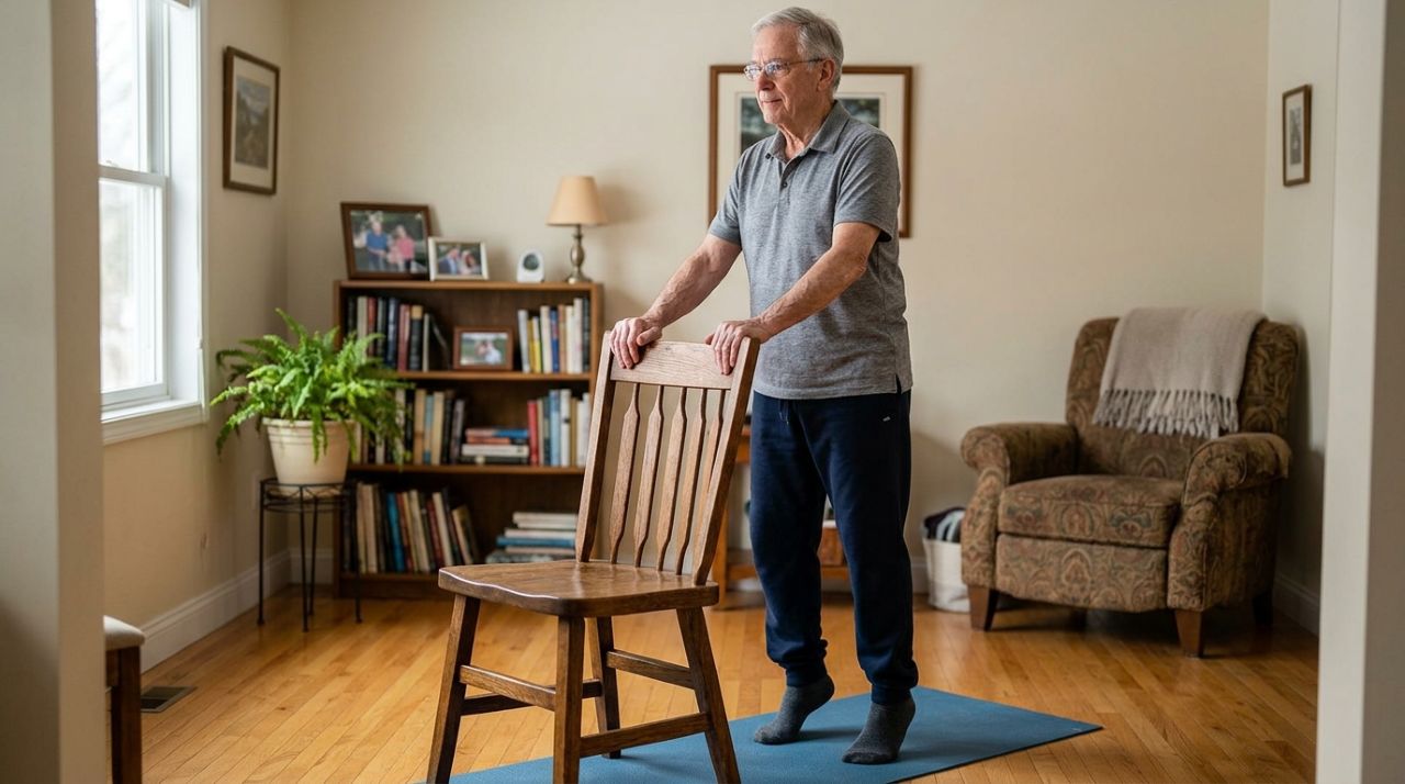Depois dos 60, estes 4 exercícios simples ajudam a treinar pernas sem precisar sair de casa