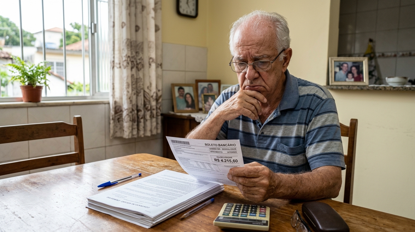 Idoso de 74 anos sofre reajuste de 59% no plano de saúde por faixa etária, parcela salta de R$ 1.400 para R$ 2.226 e ele descobre que o Estatuto do Idoso proíbe aumento abusivo após os 60 anos