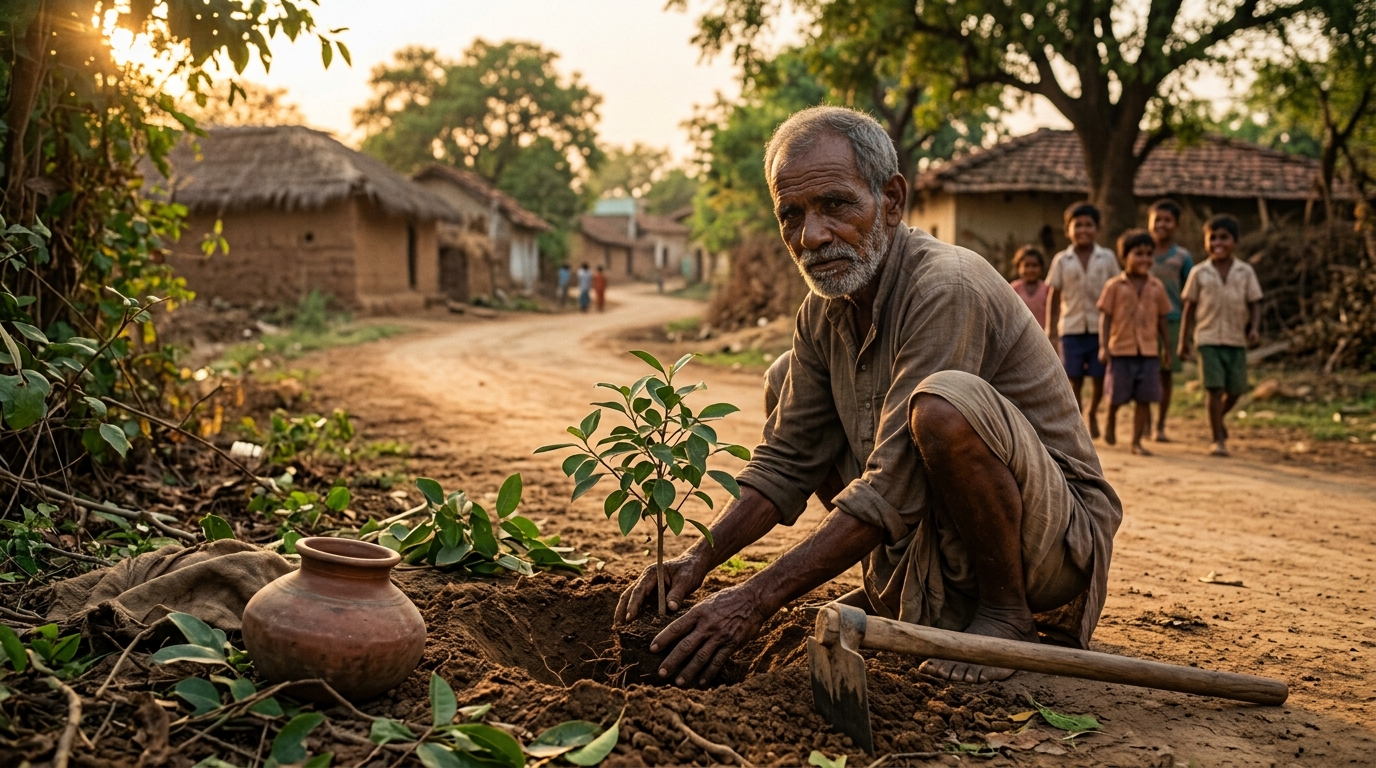 O que significa o provérbio indiano: "Quem planta uma árvore sabendo que nunca se sentará à sua sombra começou a compreender a vida"?