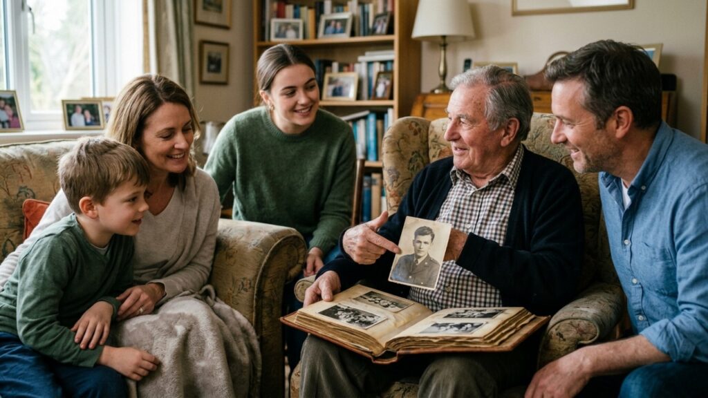 A psicologia aponta que idosos que repetem as mesmas histórias não estão apenas perdendo memória, mas revisitando momentos que ajudam a preservar quem são
