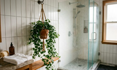 Essa planta trepadeira pendurada no banheiro suga a umidade do ar e corta de vez a proliferação das mosquinhas de ralo que irritam no chuveiro