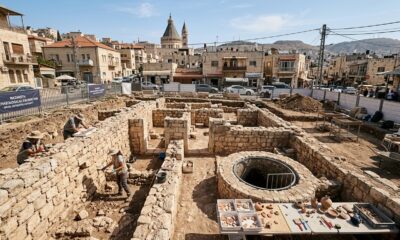 Escavações em Nazaré encontram estruturas antigas preservadas por 2 mil anos e revelam detalhes da vida na antiga Galileia