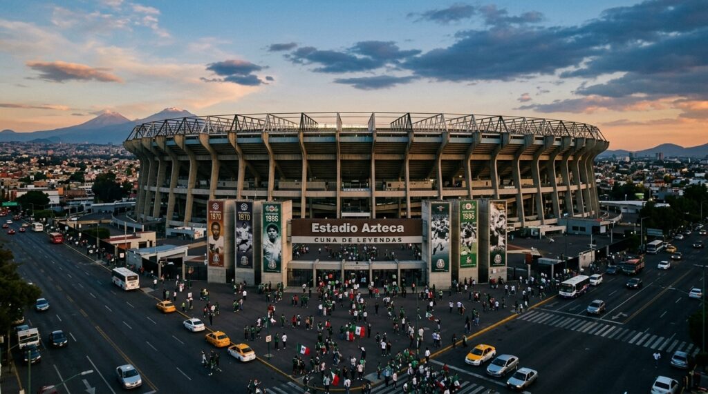 Construído no século XX para receber eventos esportivos e culturais, o Estádio Azteca tornou-se um dos maiores símbolos do México e da história do futebol