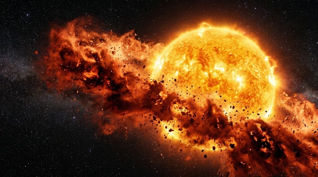 Astrônomos acabaram de observar dois planetas colidindo um com o outro a 11.000 anos-luz de distância