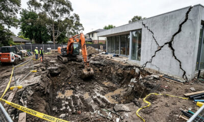 Morador contrata piscina de R$ 60 mil no quintal, escavação causa rachaduras na casa principal e Justiça exige reconstrução imediata do imóvel