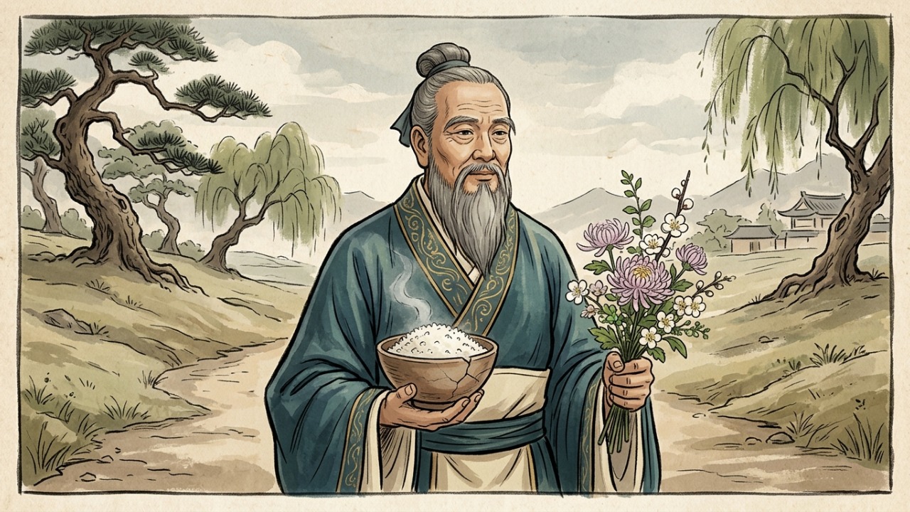 Confúcio sobre o que realmente importa: “Compro arroz para viver e flores para ter algo pelo que viver.” Uma lição sobre sobreviver e viver de verdade