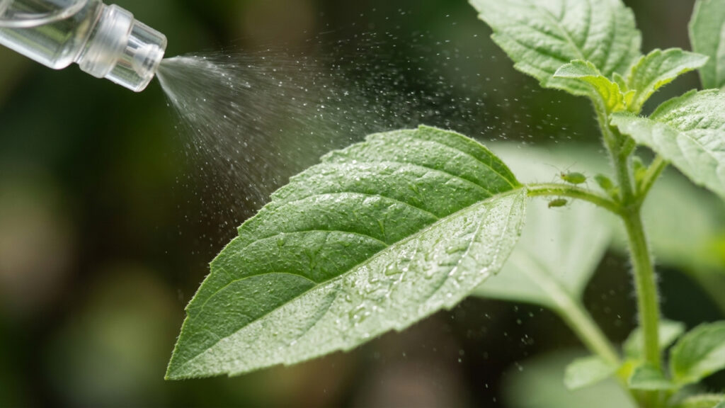 Extrato de manjericão-sagrado no cultivo: como as substâncias eugenol e camfeno fortalecem a resistência das plantas contra insetos