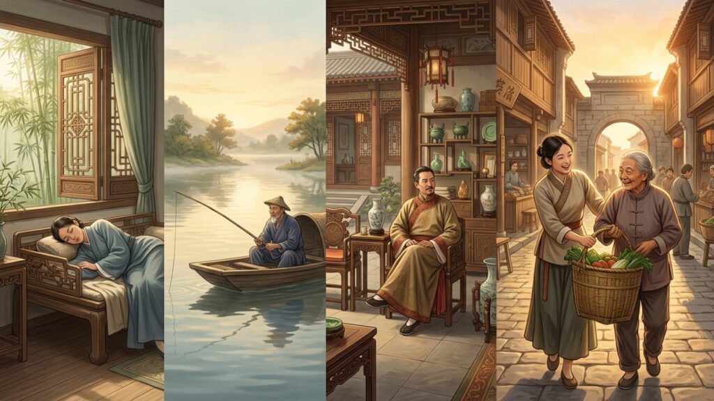 Provérbio chinês do dia: “Se você quer felicidade por uma hora, tire uma soneca; se quer felicidade por um dia, vá pescar; se quer felicidade por um ano, herde uma fortuna; se quer felicidade para a vida toda…” Uma antiga lição sobre generosidade e propósito