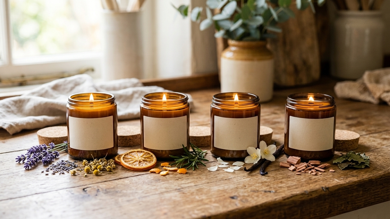 Velas aromáticas artesanais unem decoração perfume e criatividade