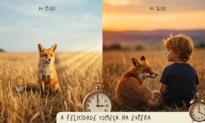 A linda reflexão de 'O Pequeno Príncipe' sobre o amor: "Se você vier às quatro da tarde, começarei a ser feliz a partir das três."