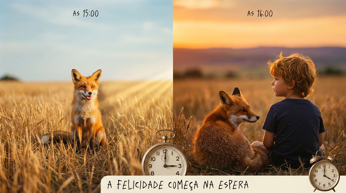A linda reflexão de 'O Pequeno Príncipe' sobre o amor: "Se você vier às quatro da tarde, começarei a ser feliz a partir das três."