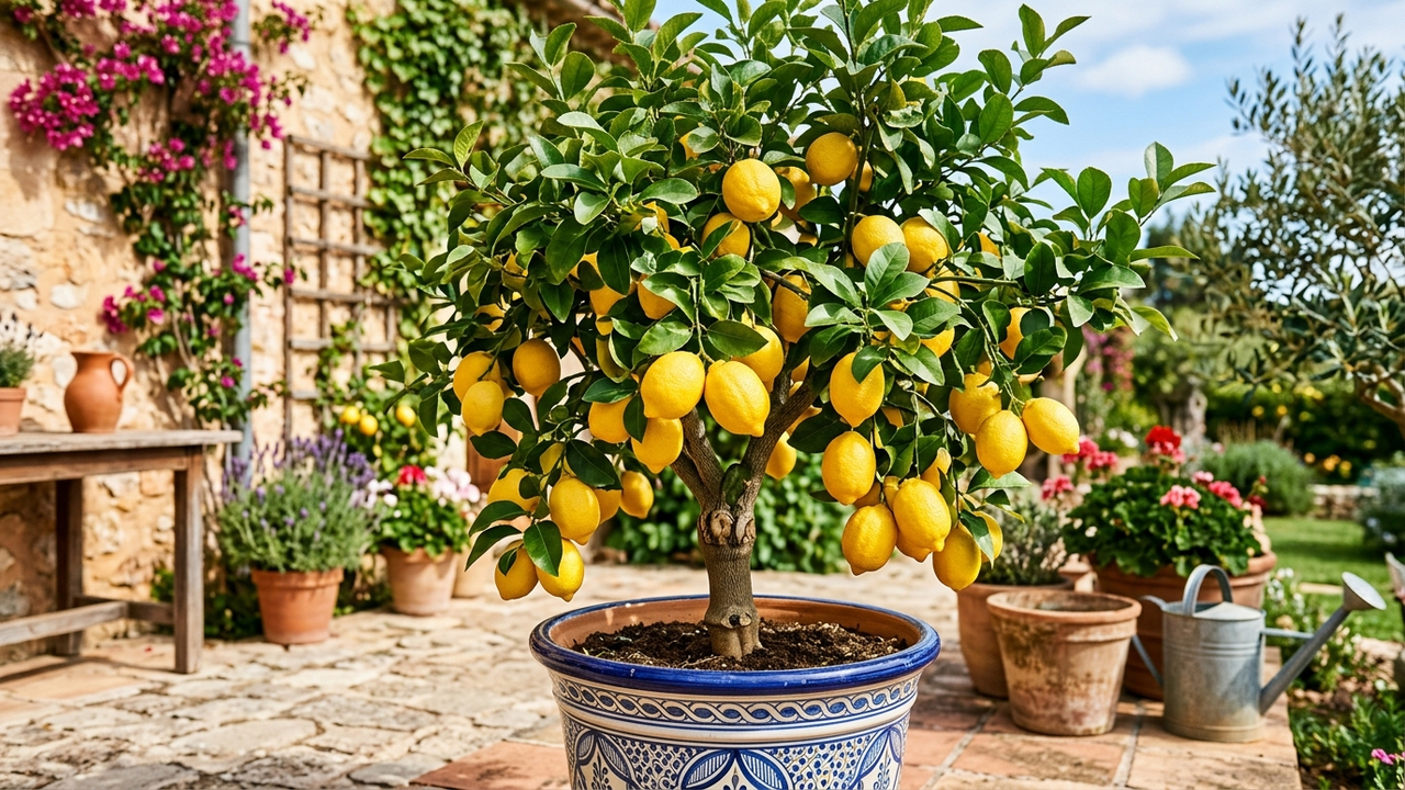 Essa árvore frutífera enxertada é a mais rentável para vasos: ela produz colheitas abundantes o ano todo e reduz seus gastos na feira