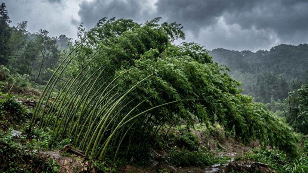 Lição japonesa do dia: “O bambu que sobrevive ao vento não é o mais duro da floresta, mas aquele que aprendeu a se curvar sem abandonar suas raízes.” Uma reflexão sobre equilíbrio e força interior