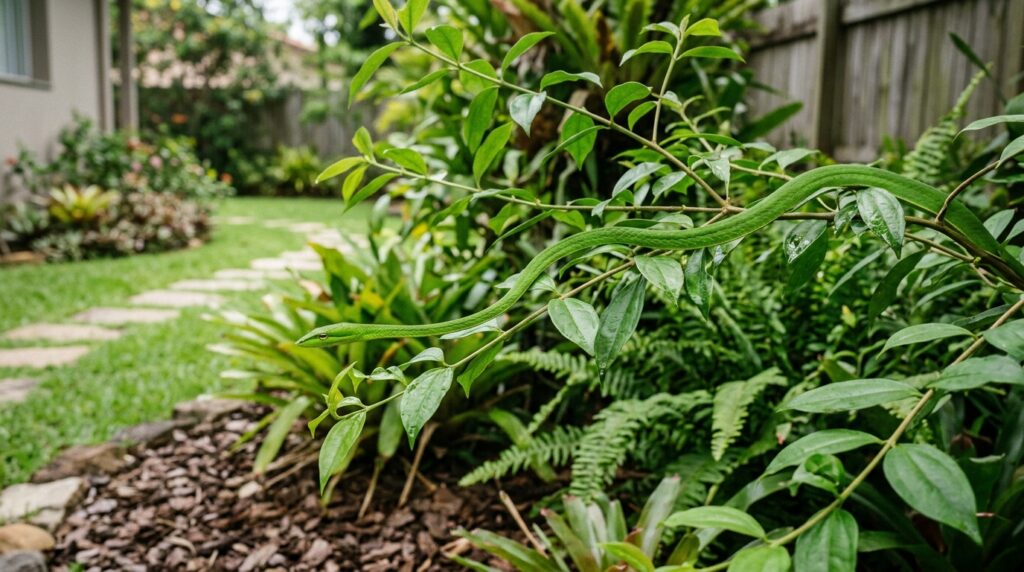As pessoas frequentemente consideram a cobra-cipó uma espécie perigosa e a matam por medo. Na verdade, ajuda a controlar pequenos roedores no jardim